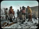 Image of Group of Eskimos [Inughuit] Near Cape York